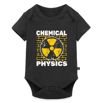 Physik Physiker - Baby Premium Kurzarmbody - Schwarz - Vorne