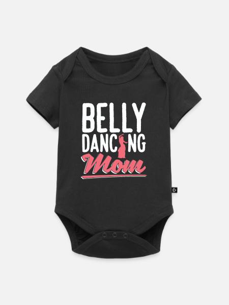 Bauchtanz-mutter Für Bauchtänzerin - Baby Premium Kurzarmbody - Schwarz