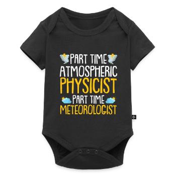 Physik Physiker - Baby Premium Kurzarmbody - Schwarz - Vorne