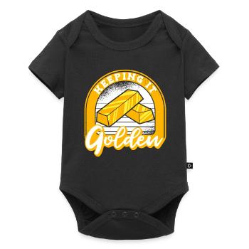 Gold Mining Gold Mine - Baby Premium short-sleeve bodysuit - black - Front