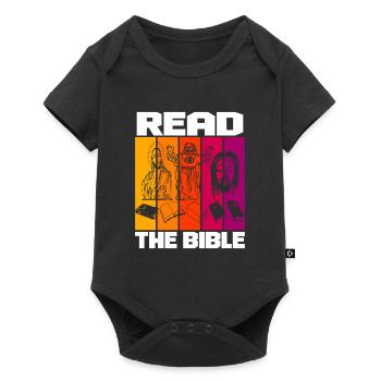 Lire la Bible - Body à manches courtes Premium Bébé - noir - Devant
