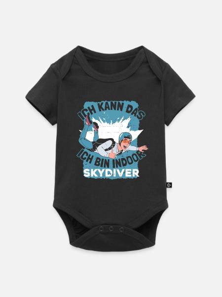 Indoor-Skydiving - Baby Premium Kurzarmbody - Schwarz