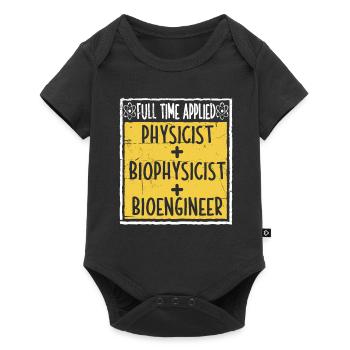 Physik Physiker - Baby Premium Kurzarmbody - Schwarz - Vorne
