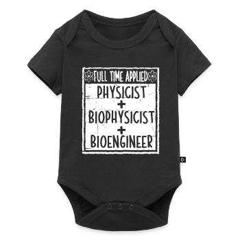 Physik Physiker - Baby Premium Kurzarmbody - Schwarz - Vorne