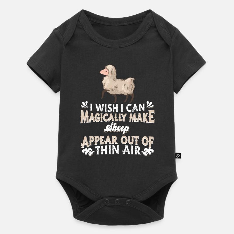 Schaf Schäfer - Baby Premium Kurzarmbody - Schwarz