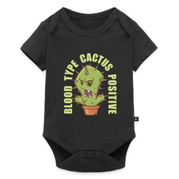 Cactus arbuste Cactus piquant jardinier de jardin - Body à manches courtes Premium Bébé - noir - Devant
