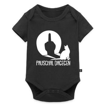 Cat Rental Cat Domestic Cat - Baby Premium short-sleeve bodysuit - black - Front