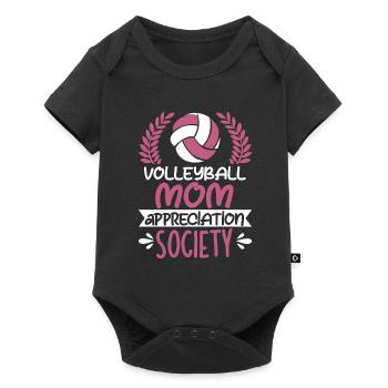 Volleyball Beach Volleyball - Baby Premium short-sleeve bodysuit - black - Front