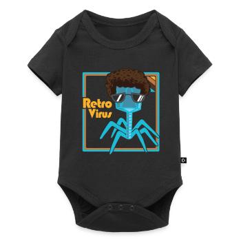 Biologiste scientifique en biologie - Body à manches courtes Premium Bébé - noir - Devant