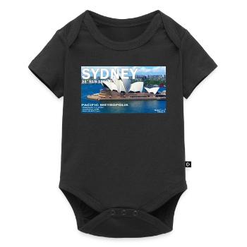 Sydney coordinates photo - Baby Premium short-sleeve bodysuit - black - Front