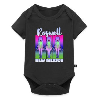 Roswell Nouveau-Mexique - Body à manches courtes Premium Bébé - noir - Devant