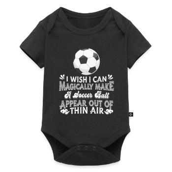 Football Football - Body à manches courtes Premium Bébé - noir - Devant
