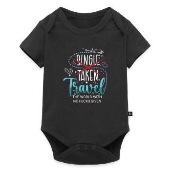 Adventure Travel Present Travel Lovers - Baby Premium short-sleeve bodysuit - black - Front