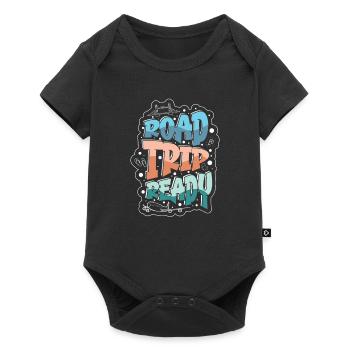 Adventure Travel Present Travel Lovers - Baby Premium short-sleeve bodysuit - black - Front