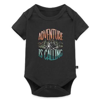 Adventure Travel Present Travel Lovers - Baby Premium short-sleeve bodysuit - black - Front