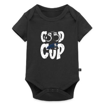 Un policier présente un agent d’application de la loi de la police - Body à manches courtes Premium Bébé - noir - Devant