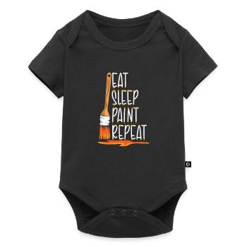Painter Varnisher Present Painter Painting Brush - Baby Premium short-sleeve bodysuit - black - Front