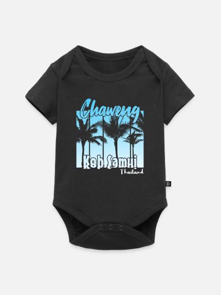 Chaweng Koh Samui Thailand - Baby Premium Kurzarmbody - Schwarz