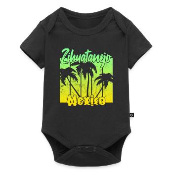 Zihuatanejo Mexico - Baby Premium short-sleeve bodysuit - black - Front