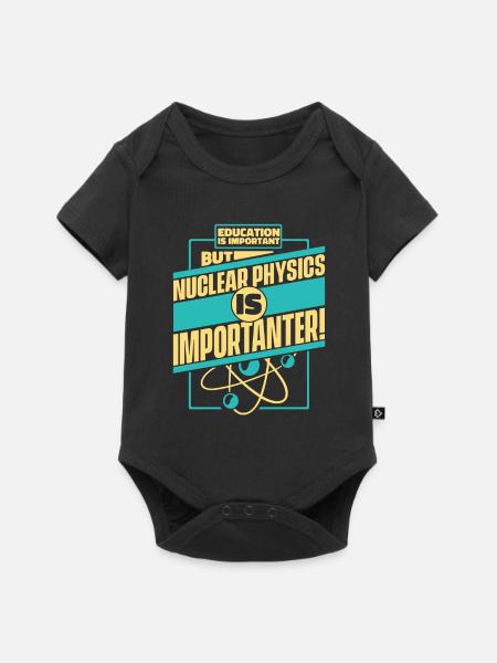 Physik Physiker - Baby Premium Kurzarmbody - Schwarz