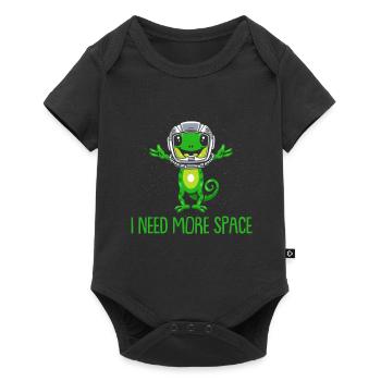 Chameleon Chamäleon - Baby Premium Kurzarmbody - Schwarz - Vorne
