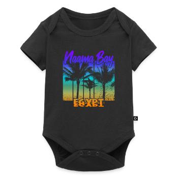 Naama Bay Égypte - Body à manches courtes Premium Bébé - noir - Devant