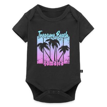 Treasure Beach Jamaïque - Body à manches courtes Premium Bébé - noir - Devant