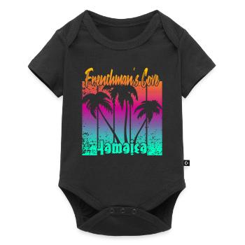 Frenchman’s Cove Jamaïque - Body à manches courtes Premium Bébé - noir - Devant