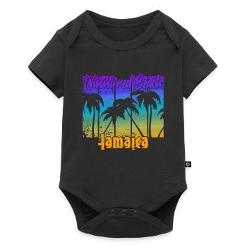 Winnifred Beach Jamaica - Baby Premium short-sleeve bodysuit - black - Front