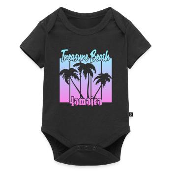 Treasure Beach Jamaïque - Body à manches courtes Premium Bébé - noir - Devant