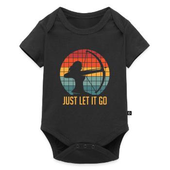 Just let it go for archery lovers - Baby Premium short-sleeve bodysuit - black - Front