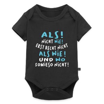 Grammatik Deutsch Lehrer und Lehrerin - Baby Premium Kurzarmbody - Schwarz - Vorne