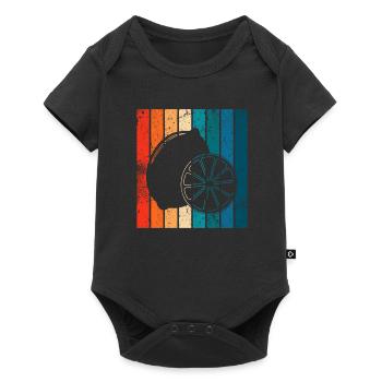 Lemon Fruit Lover Retro Lemonade Gift idea - Baby Premium short-sleeve bodysuit - black - Front
