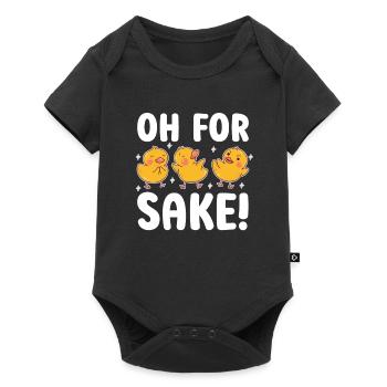 Oh, For The Duck's sake! - Baby Premium short-sleeve bodysuit - black - Front