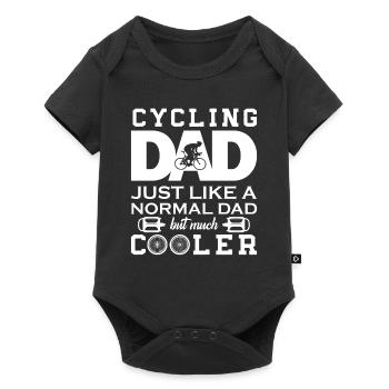 Cycling Dat just like a normal dad but much cooler - Baby Premium Kurzarmbody - Schwarz - Vorne