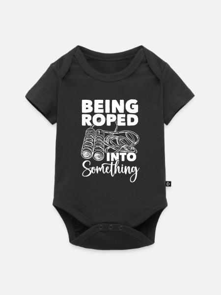 Seil In Etwas Seilspringen Seilspringen - Premium kortærmet baby-body - sort