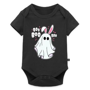 Boo boo fantôme Halloween - Body à manches courtes Premium Bébé - noir - Devant