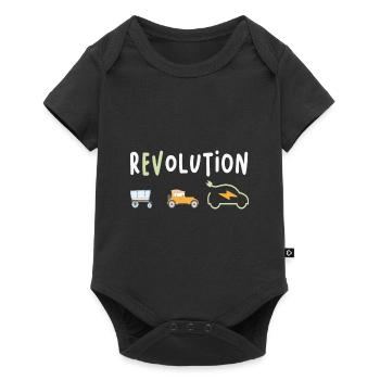 Revolution Electric Electric Electric Car eauto - Baby Premium short-sleeve bodysuit - black - Front