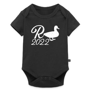 Duck pension 2023 - Baby Premium short-sleeve bodysuit - black - Front