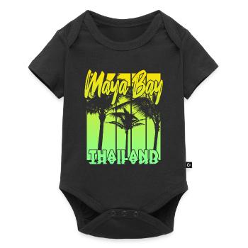 Maya Bay Thaïlande - Body à manches courtes Premium Bébé - noir - Devant