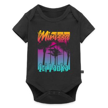 Mirissa Sri Lanka - Baby Premium short-sleeve bodysuit - black - Front