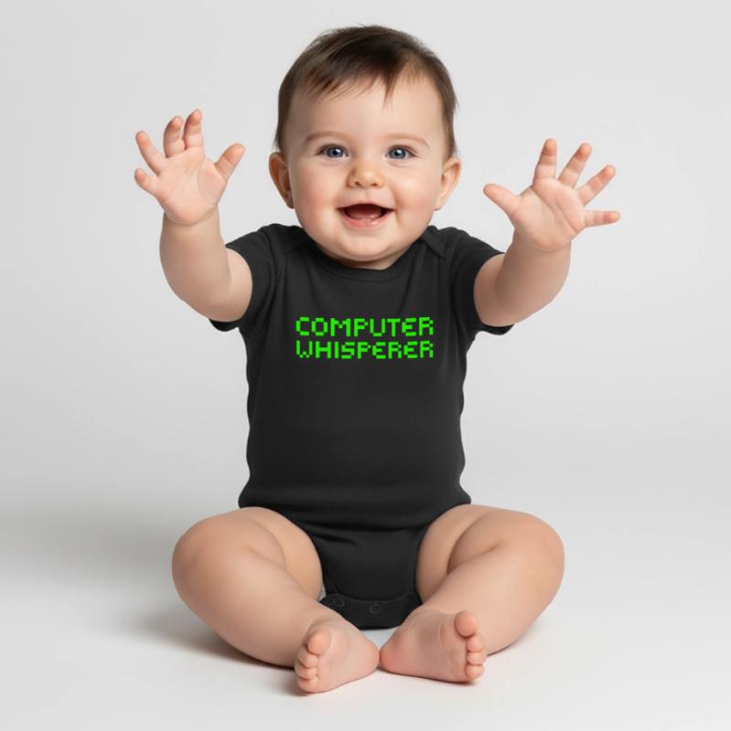 Computer Whisperer for Programmers Baby Premium short-sleeve bodysuit