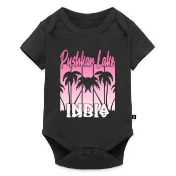 Pushkar Lake India Sunset - Baby Premium short-sleeve bodysuit - black - Front