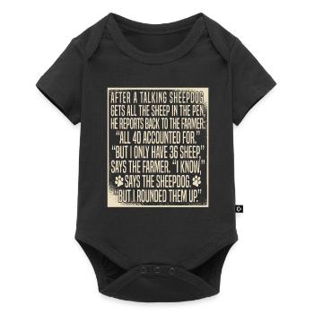 Dresseur de chiens Dresseur de chiens - Body à manches courtes Premium Bébé - noir - Devant