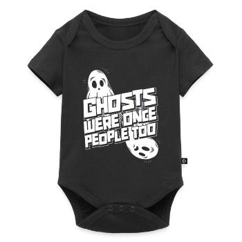 Halloween Funny Ghosts - Baby Premium short-sleeve bodysuit - black - Front