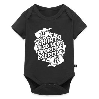 Halloween Komisch - Baby Premium Kurzarmbody - Schwarz - Vorne