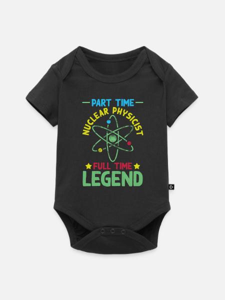 Physik Phyiker Lustig Kernphysik - Baby Premium Kurzarmbody - Schwarz