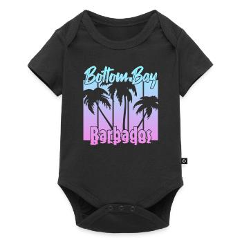 Vintage Bottom Bay Barbados Sunset - Baby Premium short-sleeve bodysuit - black - Front