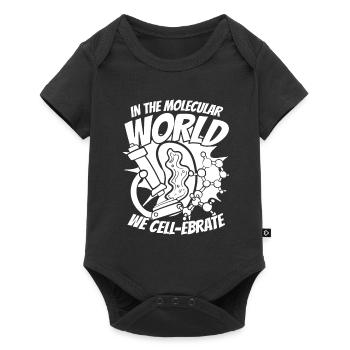 Biology Biologist Molecular biologist - Baby Premium short-sleeve bodysuit - black - Front