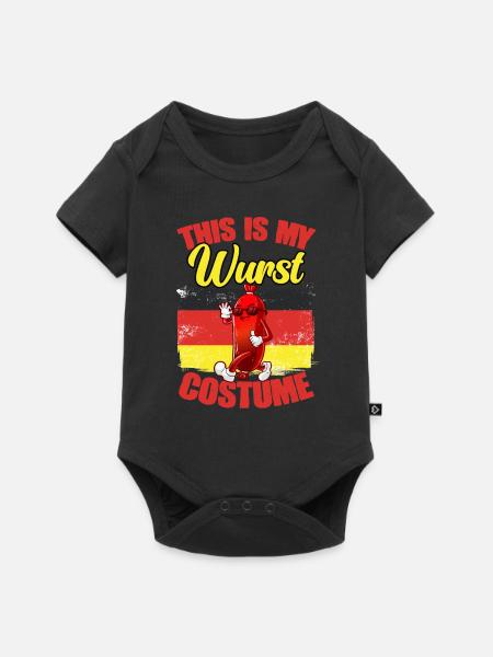 This Is My Wurst Lustige deutsche Wurst A - Baby Premium Kurzarmbody - Schwarz